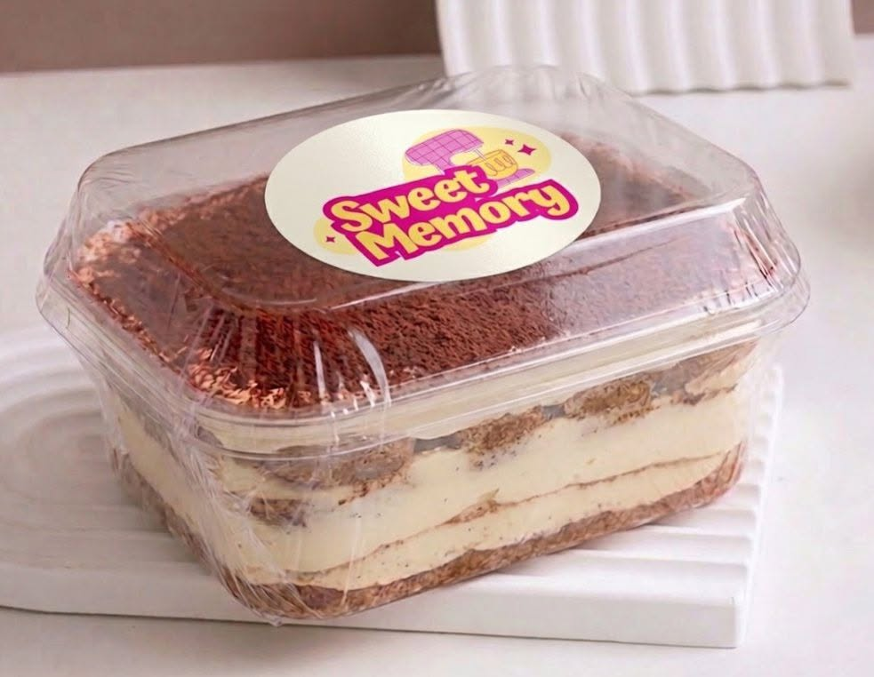 Sweet Memory branded tiramisu